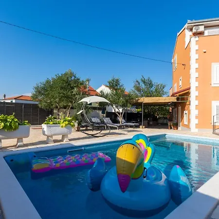 Spark With Heated Pool In Rogoznica Villa *